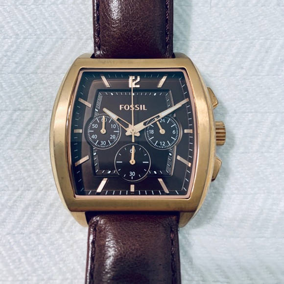Fossil Rose Gold-Tone Chronograph Watch - Picture 3 of 6